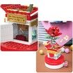 Valentine's Day Series 520 Eternal Love Rose Music Box Building Blocks DIY Confession Toys For Lover Girls Gifts