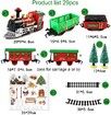 Classic Christmas Holiday Train Set with Lights and Sounds Christmas Train Toy Christmas Decoration Gift