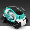 3D Electric Car Toy with Sound and light Rotating colorful Golf cart Col.blue