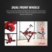 Magnetic Stationary Exercise Bike Risistance Adjustable W/Flat Ground,Stand Up,Off Road,Climb Modes