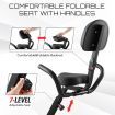 Foldable Magnetic Exercise Bike Spin Bicycle With Upright / Recumbent 2 Style Resistance Adjustable