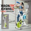 Upright/Recumbent Magnetic Exercise Bike Spin Bicycle W/8 Adjustable Resistance,Foldable & Movable