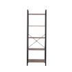 Levede 5 Tier Bookshelf Industrial Ladder Shelf Wooden Storage Display Rack