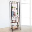 Levede 5 Tier Bookshelf Industrial Ladder Shelf Wooden Storage Display Rack