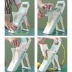 Safe Slice 5 In 1 Vegetable Cutter Slicer Manual Food Chopper Fruit Meat Slicer Shredder