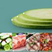 Safe Slice 5 In 1 Vegetable Cutter Slicer Manual Food Chopper Fruit Meat Slicer Shredder