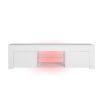 Levede TV Cabinet Entertainment Unit Stand RGB LED Furniture Wooden Shelf 130cm