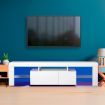 Levede TV Cabinet Entertainment Unit Stand RGB LED Furniture Wooden Shelf 190cm