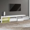 Levede TV Cabinet Entertainment Unit Stand RGB LED Furniture Wooden Shelf 240cm