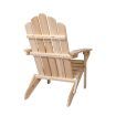 Levede Adirondack Chair Outdoor Furniture Beach Chairs Wooden Patio Garden Deck