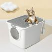 PaWz Cat Litter Box Furniture Fully Enclosed Cabinet Toilet Basin Bonus Shovel