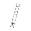 2.6M Telescopic Aluminium Ladder Safety Hooks Extension Extendable Compact Xmas