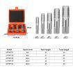 Pipe Thread Tap Set Taper NPT Screw Cutting 5PCS HSS  1/8" 1/4" 3/8" 1/2" 3/4"