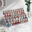 5 Tier Clear Acrylic Nail Polish Varnish Cosmetics Display Stand Rack Organiser