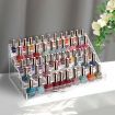 5 Tier Clear Acrylic Nail Polish Varnish Cosmetics Display Stand Rack Organiser