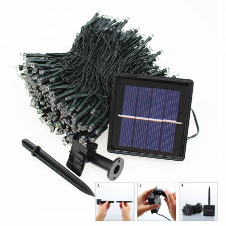 30M 300LED String Solar Powered Fairy Lights Garden Christmas Decor Multi Colour 30M 300LED String Solar Powered Fairy Lights Garden Christmas Decor Multi Colour