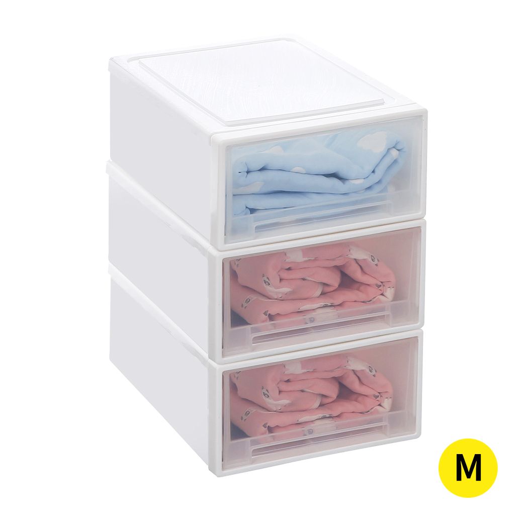 Storage  Drawers Set Cabinet Tools Organiser Box Chest Drawer Plastic Stackable