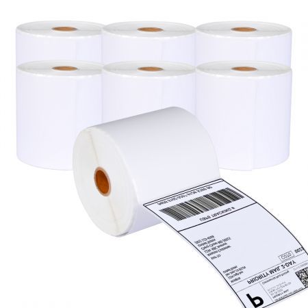 6 Rolls Direct Thermal Labels Barcode 101x152 Fastway EParcel Startrack Zebra