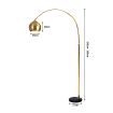 Modern LED Floor Lamp Stand Reading Light Height Adjustable Indoor Marble Base