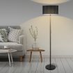 Modern LED Floor Lamp Stand Reading Black