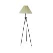 Modern LED Floor Lamp Stand Reading Light Decoration Indoor Classic Linen Fabric