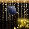 25M 200LED String Solar Powered Fairy Lights Garden Christmas Decor Warm White