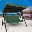 Levede Swing Chair Hammock Outdoor Furniture Garden Canopy Cushion Bench Green