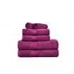 Amelia 500GSM 100% Cotton Towel Set -Single Ply carded 6 Pieces -Dark Purple