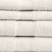 Amelia 500GSM 100% Cotton Towel Set -Single Ply carded 6 Pieces -Silence