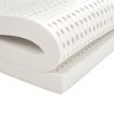 Dreamz Latex Mattress Topper Double Natural 7 Zone Bedding Removable Cover 5cm