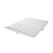 Dreamz Latex Mattress Topper Queen Natural 7 Zone Bedding Removable Cover 5cm