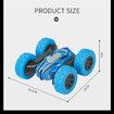 2021 New RC Car Double Side RC Stunt Cars 360 Reversal Dual Batteries Col.Dk.Blue