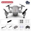 2021 Newest Drone L23 Mini With 4k HD Dual Camera WIFI FPV Six-Axis One Key Return Height Keep Led Foldable RC Quadcopter Dron Toy GIFTS?Fashion Grey?