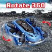 RC Cars Race Stunt car Sideways Drift Double Sided Rotating Vehicles Col Blue