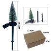 LED Solar Lawn Light Snowflake Christmas Tree Lamps Ground Plug Outdoor Courtyard Landscape Lighting Color