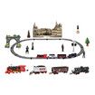 Electric Smoke remote control rail train simulation model rechargeable steam train children's toy set(Random Style)