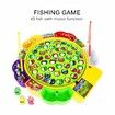 Electric Musical Rotating Fishing Toy Children Fishing Toy Rotary Fishing Set Interactive toys