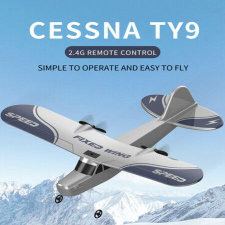 2021 Newest TY9 Drone Glider 2.4Ghz Beginner RC Aircraft Remote Control Hand Throwing Airplane Foam Electric Outdoor Airplane