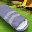 Mountview Single Sleeping Bag Bags Outdoor Camping Hiking Thermal-Tent Grey