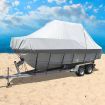 17-19 FT Boat Cover Trailerable Weatherproof 600D Jumbo Marine Heavy Duty