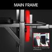 6 In 1 Home Gym Power Tower Fitness Workout Equipment Height Adjustable Pull Chin Up Dip Station