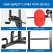 6 In 1 Home Gym Power Tower Fitness Workout Equipment Height Adjustable Pull Chin Up Dip Station