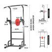 6 In 1 Home Gym Power Tower Fitness Workout Equipment Height Adjustable Pull Chin Up Dip Station