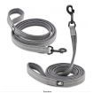 Reflective Pet Leash 2 meters Grey XS