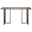 Dining Table 140 cm Solid Reclaimed Wood