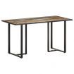 Dining Table 140 cm Solid Reclaimed Wood