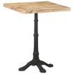 Bistro Table 60x60x77 cm Rough Mango Wood