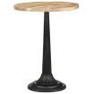 vidaXL Bistro Table diameter 60x76 cm Rough Mango Wood