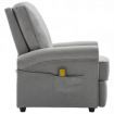 Massage Recliner Light Grey Fabric (AU only)