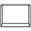 Console Table Transparent 100x35x75 cm Tempered Glass